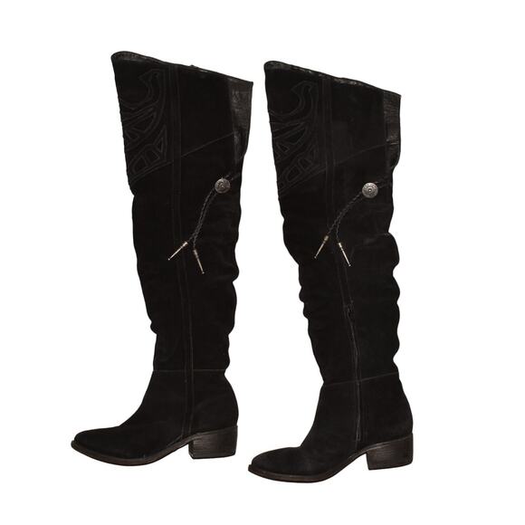 MATISSE X UNDERSTATED LEATHER $698 Over The Knee Tall Leather Boot Size 8 - Picture 1 of 6